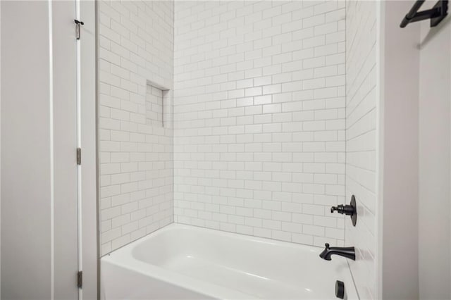 bathroom featuring tub / shower combination
