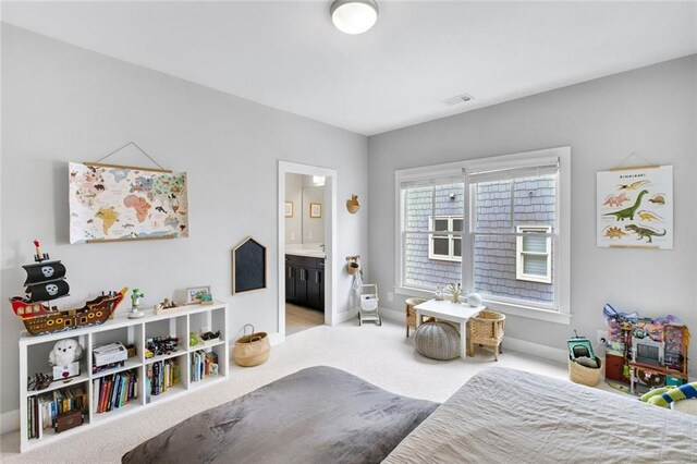 2304 Isla Run, Woodstock, GA 30188 - bedroom featuring carpet, baseboards, and ensuite bath