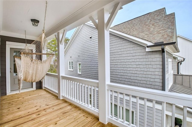 2304 Isla Run, Woodstock, GA 30188 - view of wooden terrace
