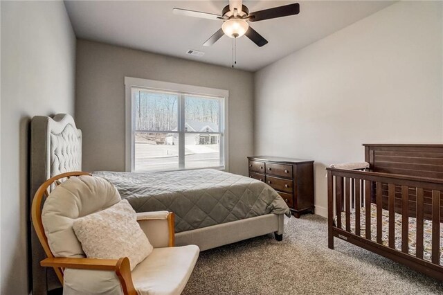 569 White Oak Way, Monroe, GA 30655 - bedroom with carpet and ceiling fan