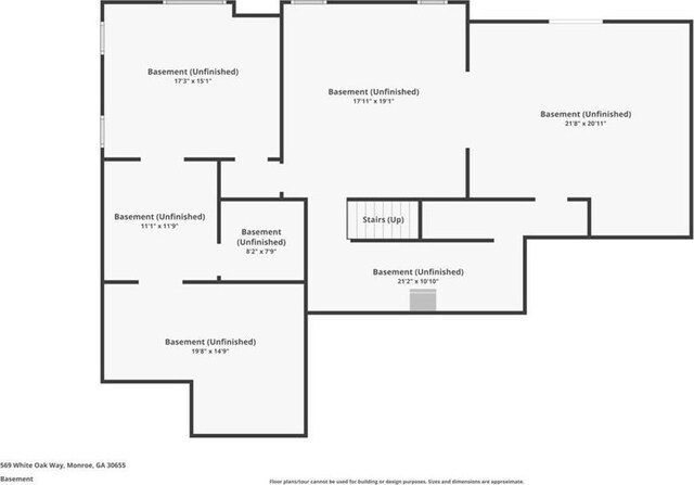 569 White Oak Way, Monroe, GA 30655 - floor plan