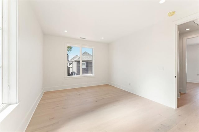 260 Guild Ln, Fayetteville, GA 30214 - empty room featuring recessed lighting, baseboards, and light wood-style flooring