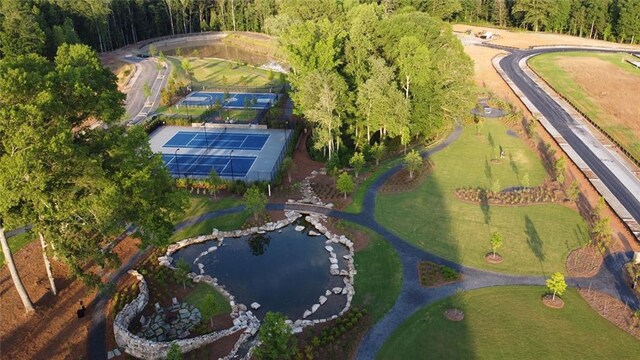260 Guild Ln, Fayetteville, GA 30214 - birds eye view of property featuring a forest view