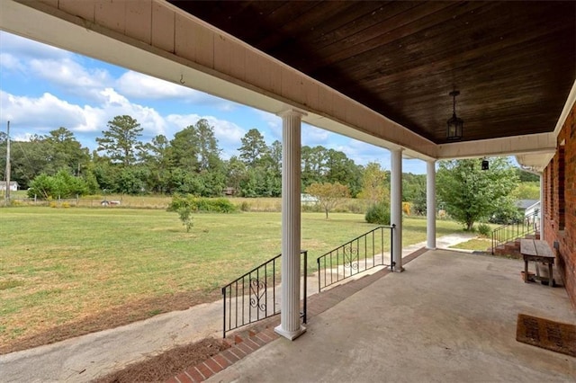 view of patio