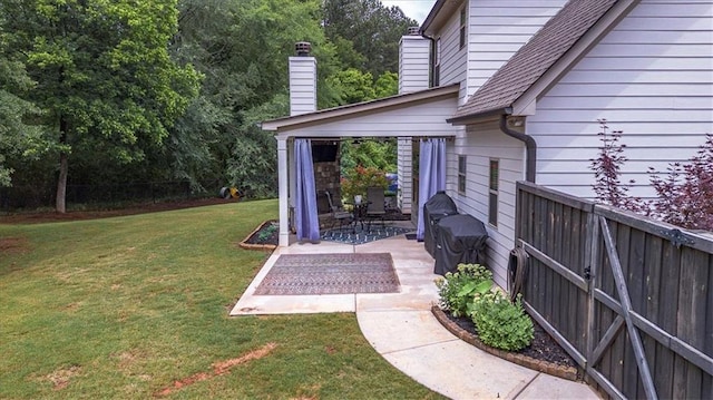 2103 Sourwood Ct, Monroe, GA 30656 - view of yard with a patio area