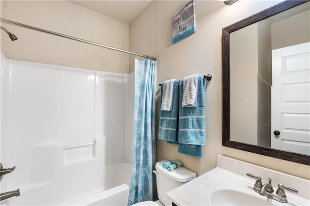 7946 White Oak Loop, Stonecrest, GA 30038 - full bath with toilet, shower / bathtub combination with curtain, and vanity