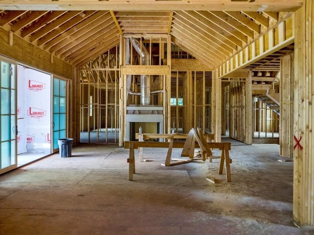 615 Hickory Flt, Milton, GA 30004 - miscellaneous room with vaulted ceiling and healthy amount of natural light