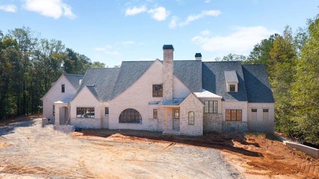 615 Hickory Flt, Milton, GA 30004 - view of front of property featuring a chimney and stone siding