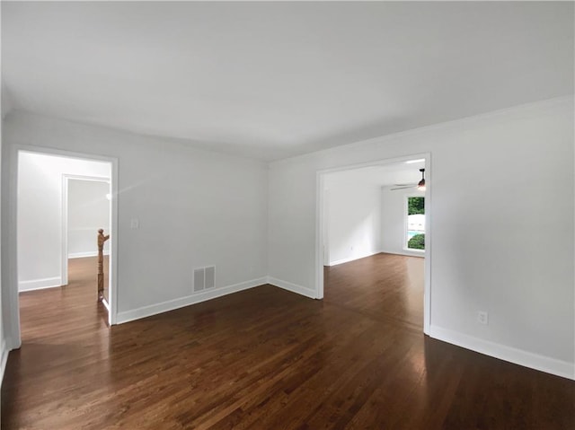 110 Wyngate Way, Fayetteville, GA 30215 - empty room featuring dark wood-style flooring and baseboards
