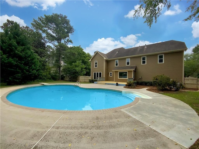 110 Wyngate Way, Fayetteville, GA 30215 - view of pool featuring a patio area and a diving board