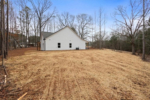 view of side of property