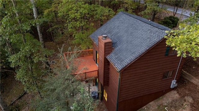 596 Riverview Dr, Ellijay, GA 30540 - aerial view of property and surrounding area