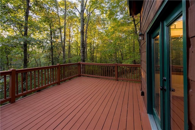 view of deck