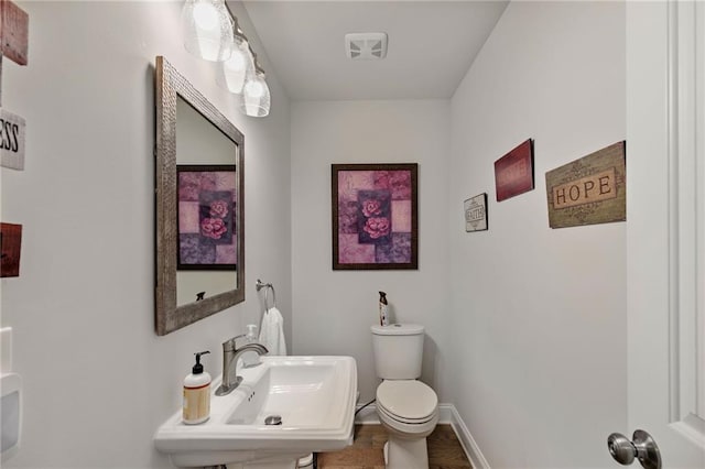 2241 N 16th Hwy, Whitesburg, GA 30185 - bathroom with toilet and a sink