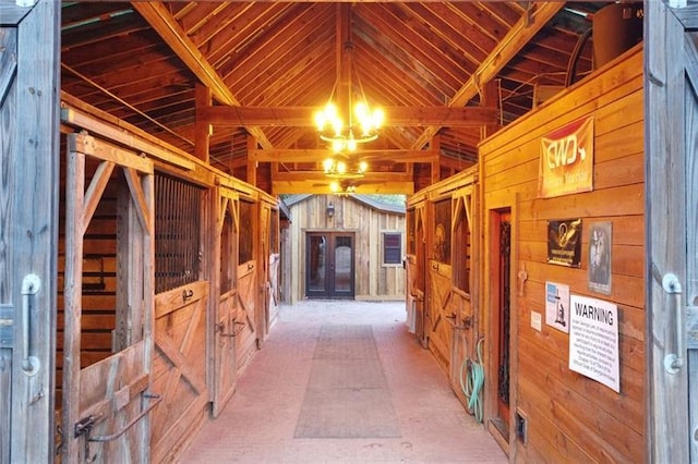 view of stable