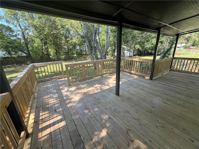 view of deck