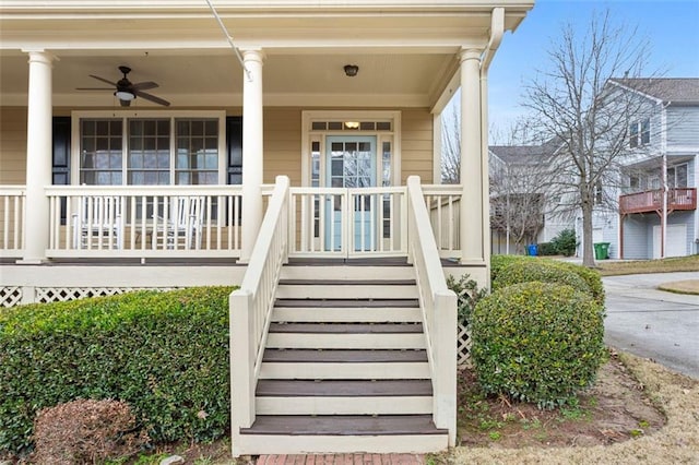 view of front facade with covered porch