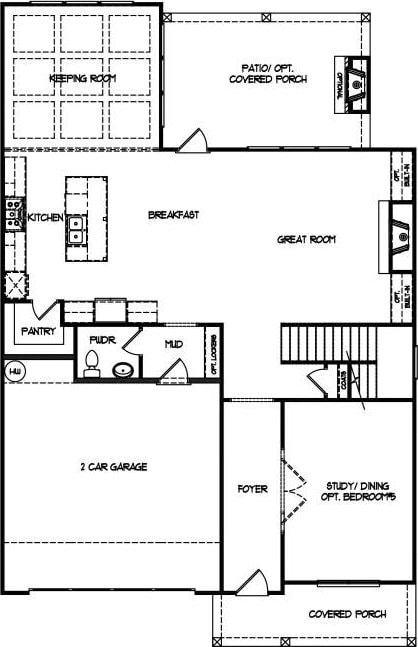 5587 Spring St, Flowery Branch, GA 30542 - floor plan