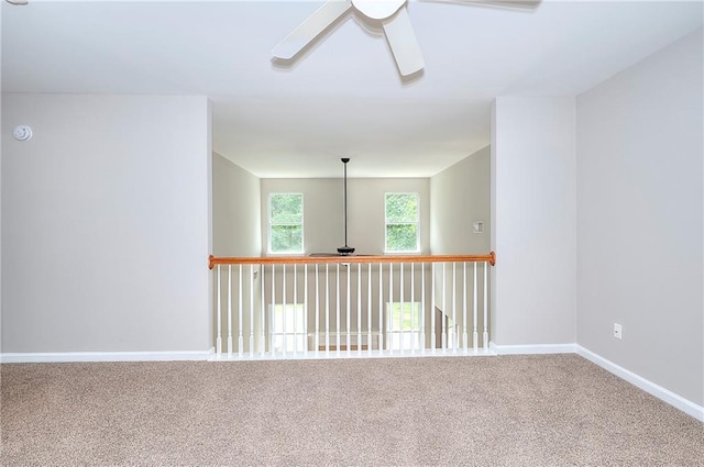 4041 Ash Tree St, Snellville, GA 30039 - empty room featuring ceiling fan, carpet flooring, and baseboards