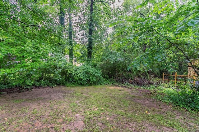 2045 Scarbrough Dr, Stone Mountain, GA 30088 - view of yard featuring a view of trees