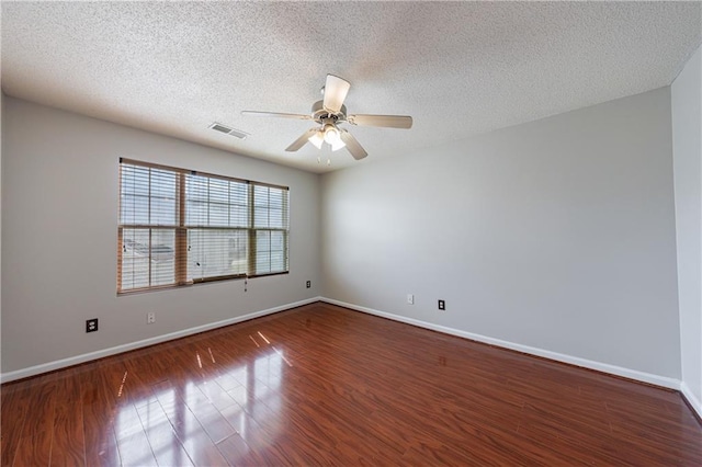 4844 W Park Cir Unit 4844, College Park, GA 30349 - unfurnished room featuring ceiling fan, wood finished floors, baseboards, and a textured ceiling