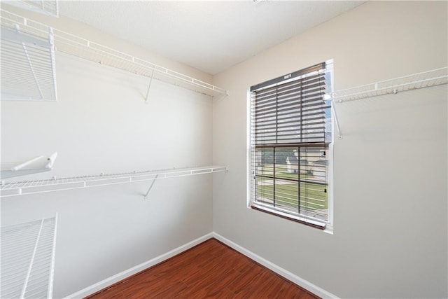4844 W Park Cir Unit 4844, College Park, GA 30349 - walk in closet featuring wood finished floors