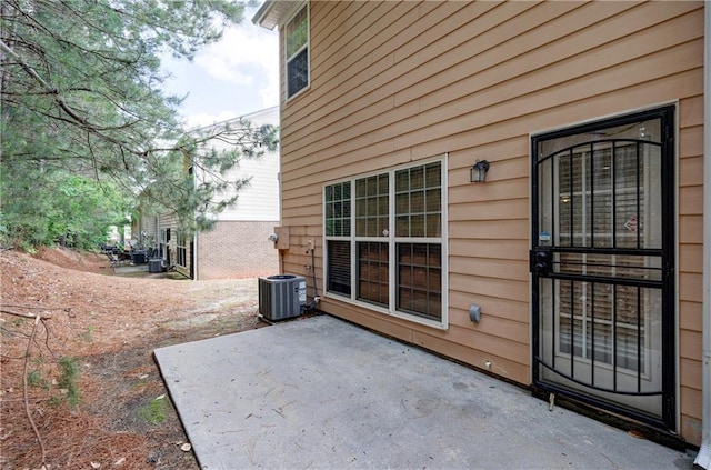 4844 W Park Cir Unit 4844, College Park, GA 30349 - view of patio featuring central AC unit