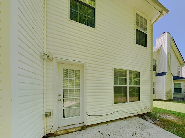 view of rear view of property