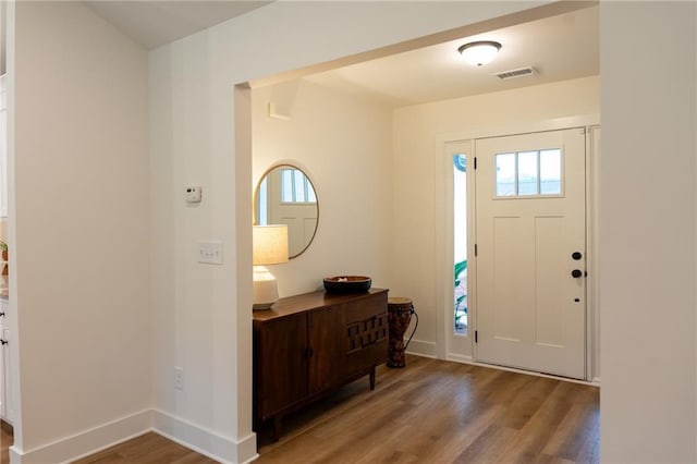 201 Advent Dr, Winder, GA 30680 - foyer featuring wood finished floors and baseboards