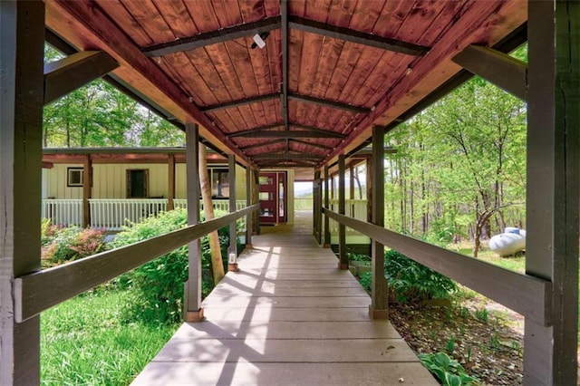 361 Rising Star Rd, Ellijay, GA 30536 - view of wooden deck