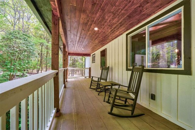 361 Rising Star Rd, Ellijay, GA 30536 - view of deck