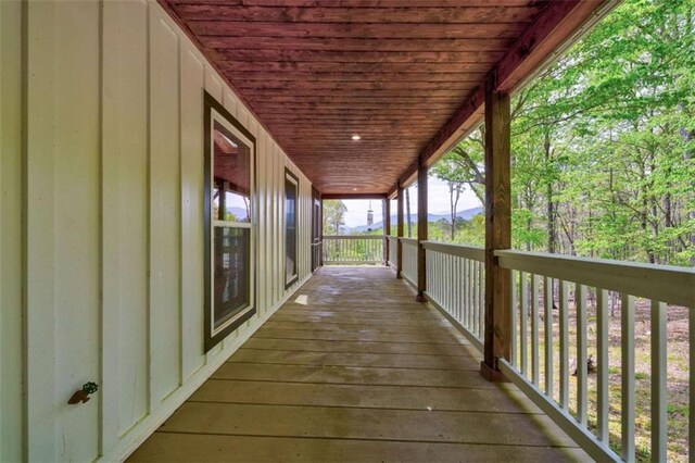 361 Rising Star Rd, Ellijay, GA 30536 - view of wooden deck