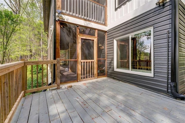 361 Rising Star Rd, Ellijay, GA 30536 - view of wooden terrace