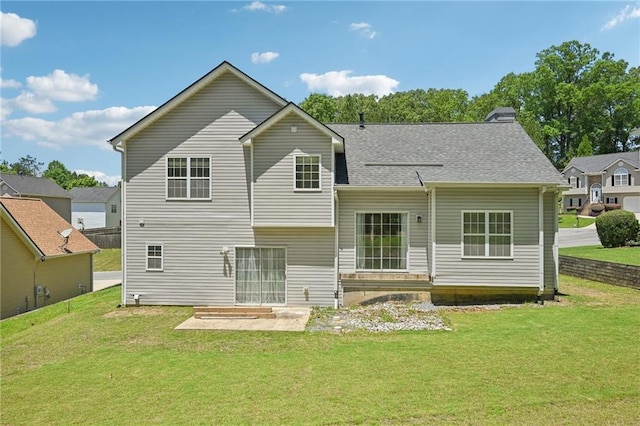 3705 Tate Pl, Austell, GA 30106 - rear view of house with a yard and a shingled roof