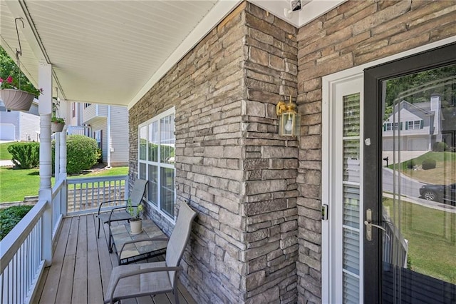 3705 Tate Pl, Austell, GA 30106 - view of wooden porch