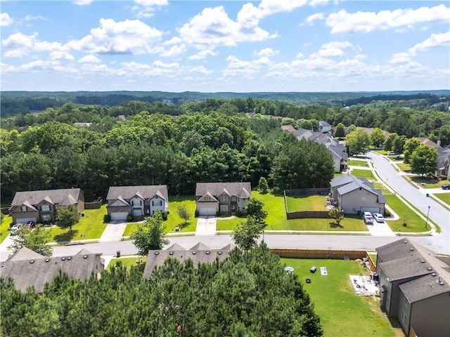 1492 Station Ridge Ct, Lawrenceville, GA 30045 - aerial view of residential area with a heavily wooded area