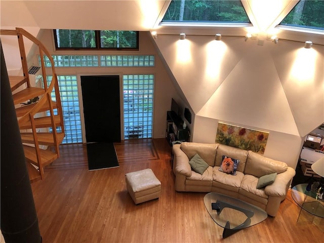 5015 Wright Bridge Rd, Cumming, GA 30028 - entryway with stairs and wood finished floors