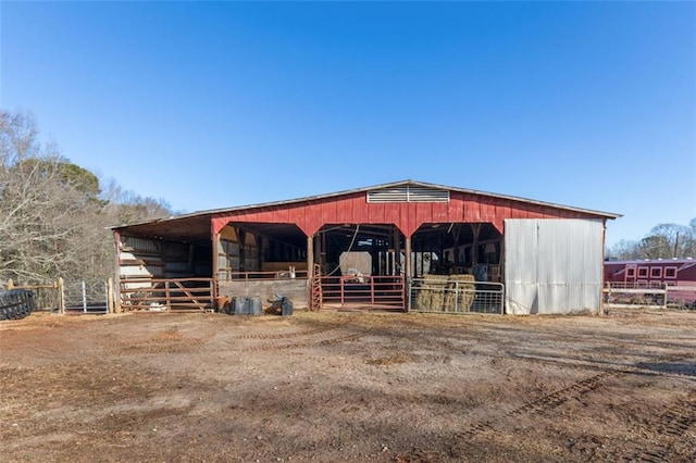 view of stable