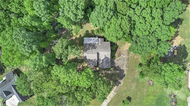 aerial view of property's location