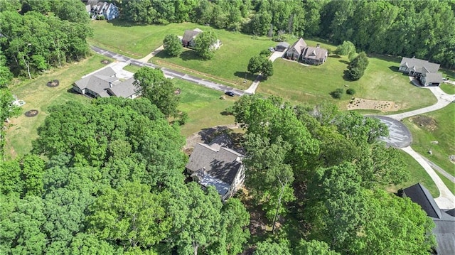 aerial view of property's location
