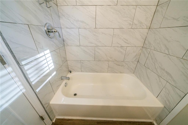 bathroom featuring tub / shower combination