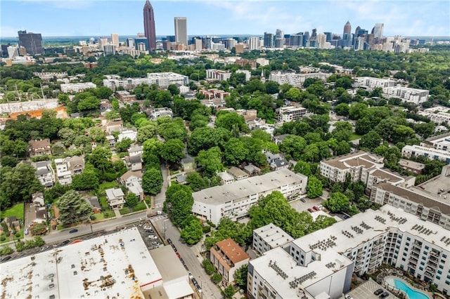 616 Angier Ave NE Unit 4, Atlanta, GA 30308 - aerial view of city skyline