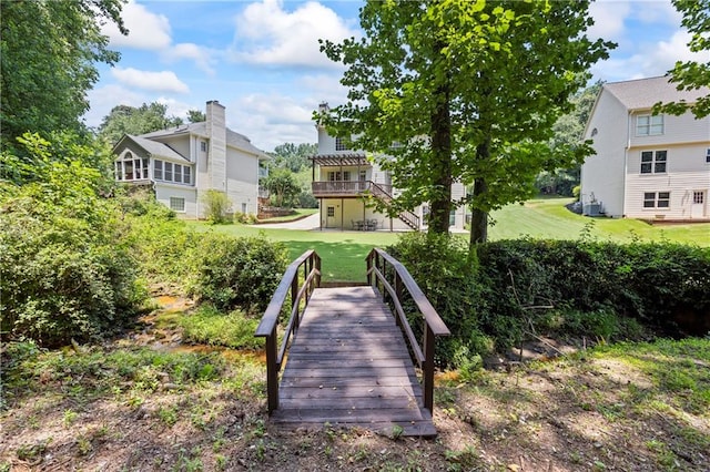 2500 Ashbourne Dr, Lawrenceville, GA 30043 - view of community featuring a lawn