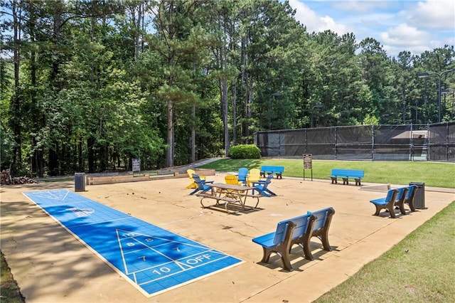 2500 Ashbourne Dr, Lawrenceville, GA 30043 - view of property's community featuring shuffleboard and a tennis court