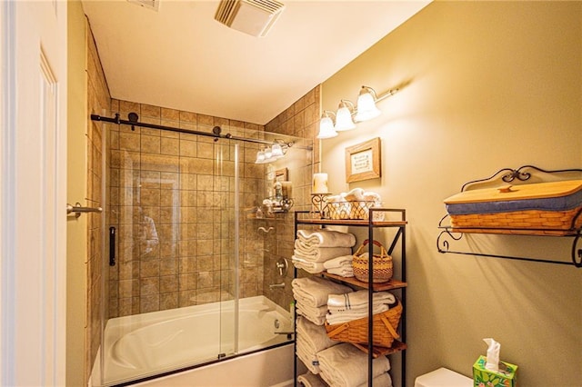 6369 Timber Creek Trl, Dahlonega, GA 30533 - full bath with enclosed tub / shower combo and toilet