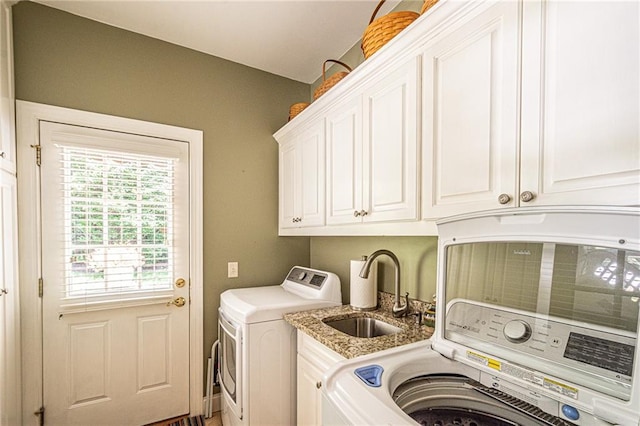 6369 Timber Creek Trl, Dahlonega, GA 30533 - washroom featuring washing machine and clothes dryer and cabinet space