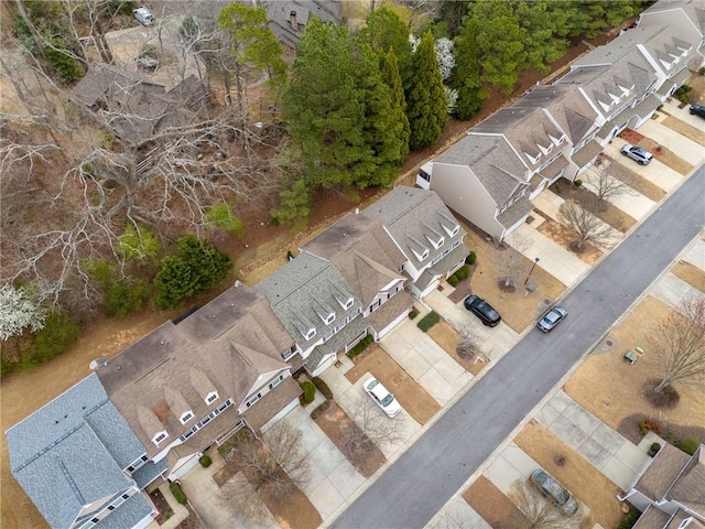 bird's eye view featuring a residential view