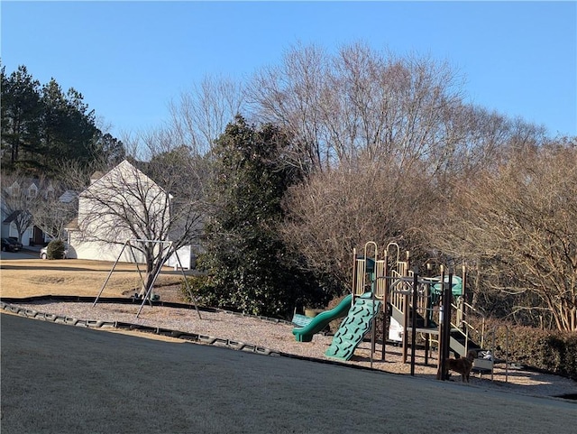 view of communal playground