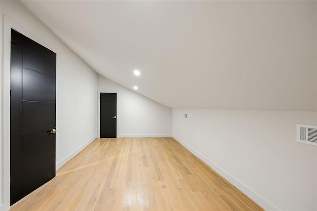 942 Fairfield, Marietta, GA 30068 - additional living space with lofted ceiling, light wood-style flooring, baseboards, and recessed lighting