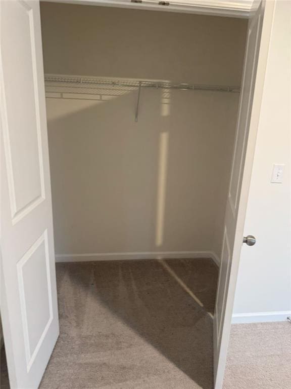 view of closet